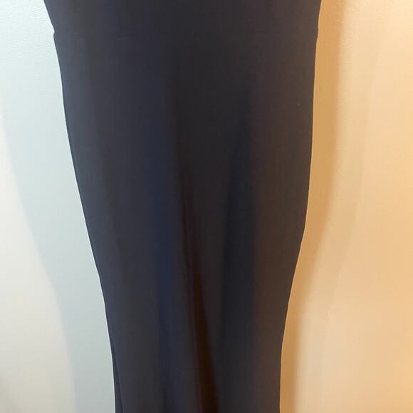 Lulu's Maxi Length Scoop Back Navy Blue Formal Gown Prom Dress Size Medium EUC - Picture 5 of 12